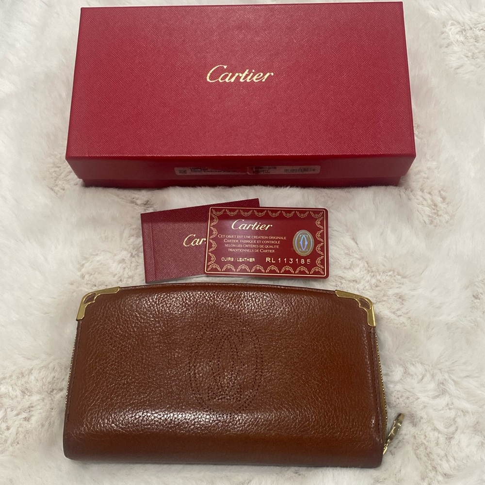 SOLD Authentic Cartier long Wallet